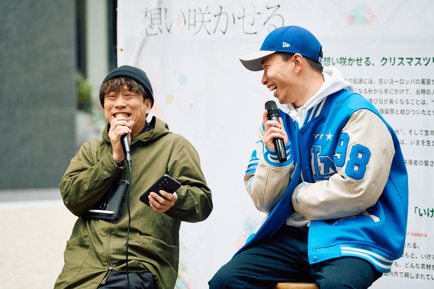 2025年のトークショーで話す木村葵来選手